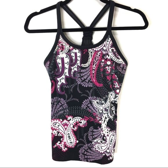 Athleta Pavitra Paisley Racerback Tank Top‎ Size XS - Picture 1 of 6